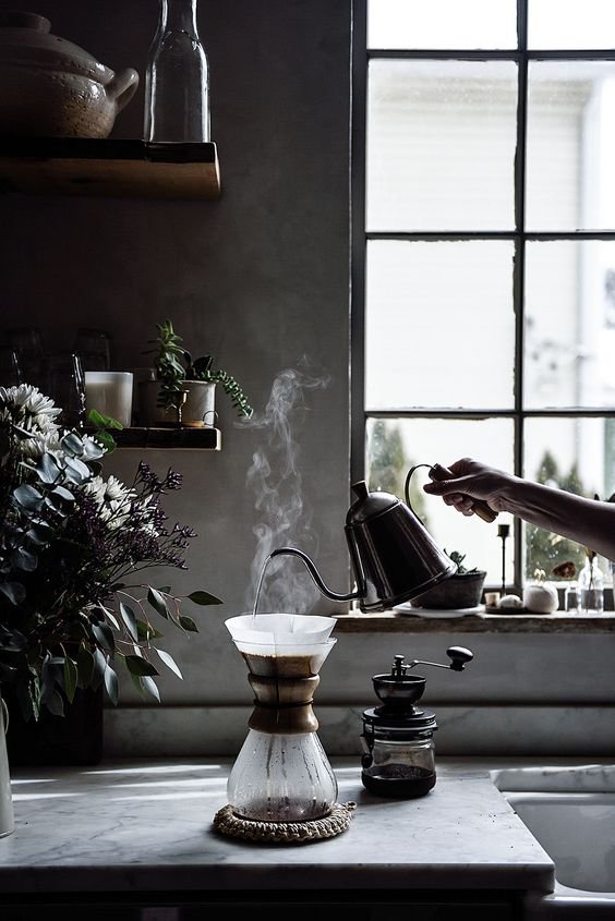 Hacer cafetera chemex