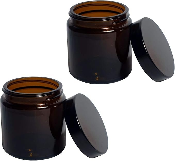 Tarro de vidrio oscuro comandante